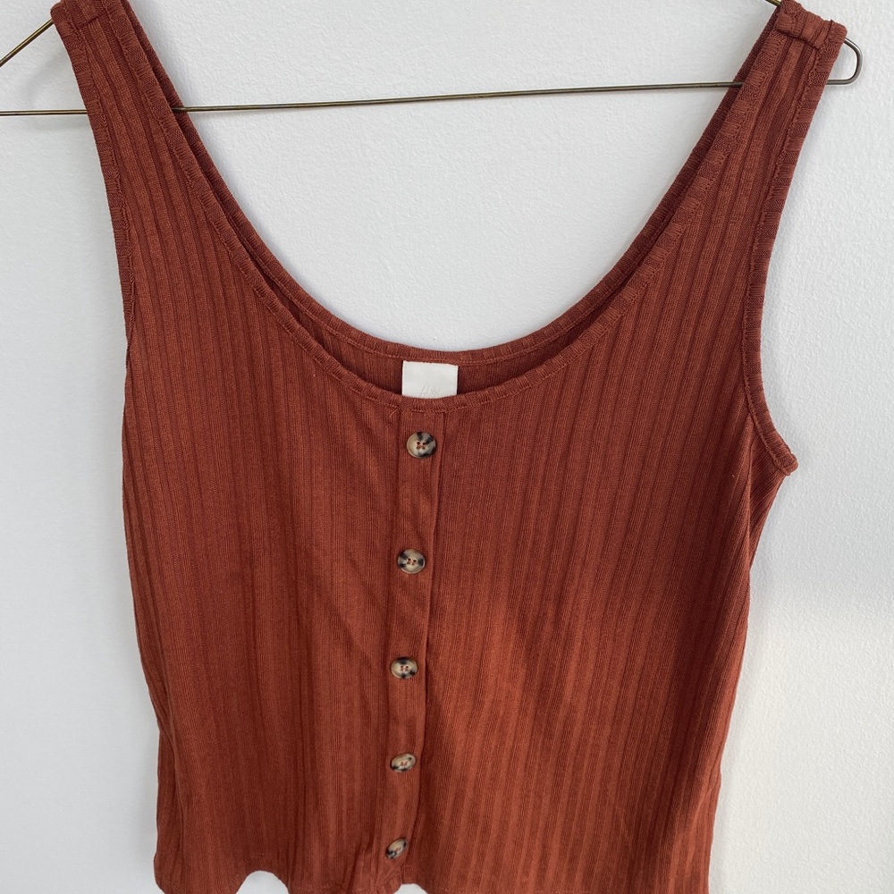 Burnt orange top like new